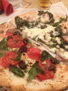 The best pizza in the world at La Notizia in Naples! 