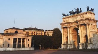 Arco della Pace arch Milan Parco Sempione