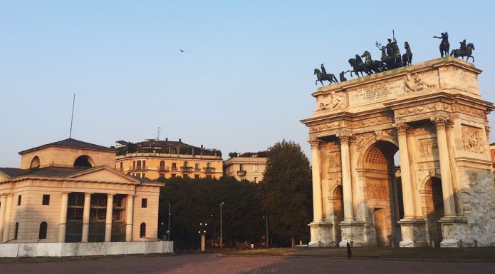 Arco della Pace arch Milan Parco Sempione