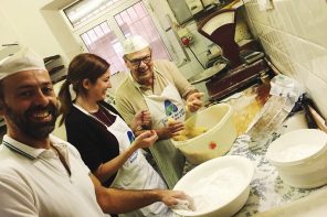Amaretti cookies baking class Piedmont Voltaggio