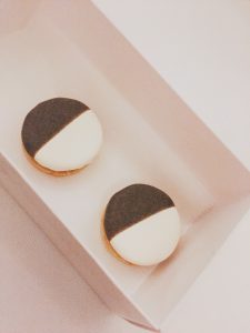 Eleven Madison Park savory black and white cookies