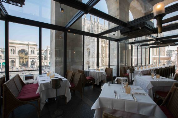 Giacomo Restaurant Milan loggia