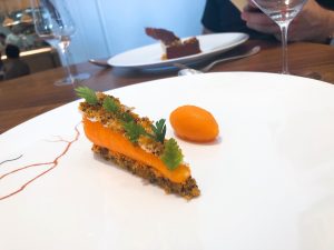 Core restaurant London Clare Smyth carrot cake