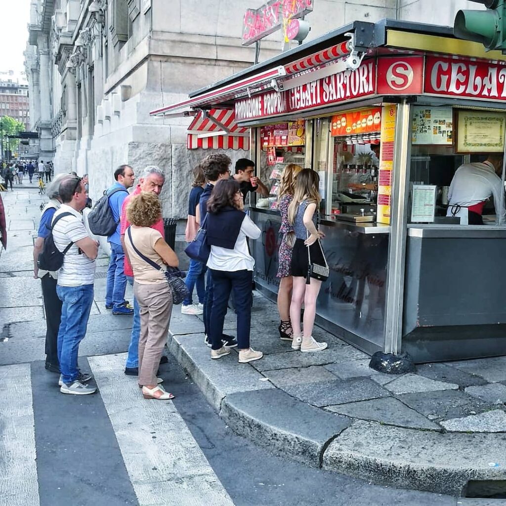 Best Gelato in Milan Sartori