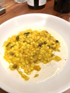 Essential Milan Eats Baratie Fregola Squash Pecorino