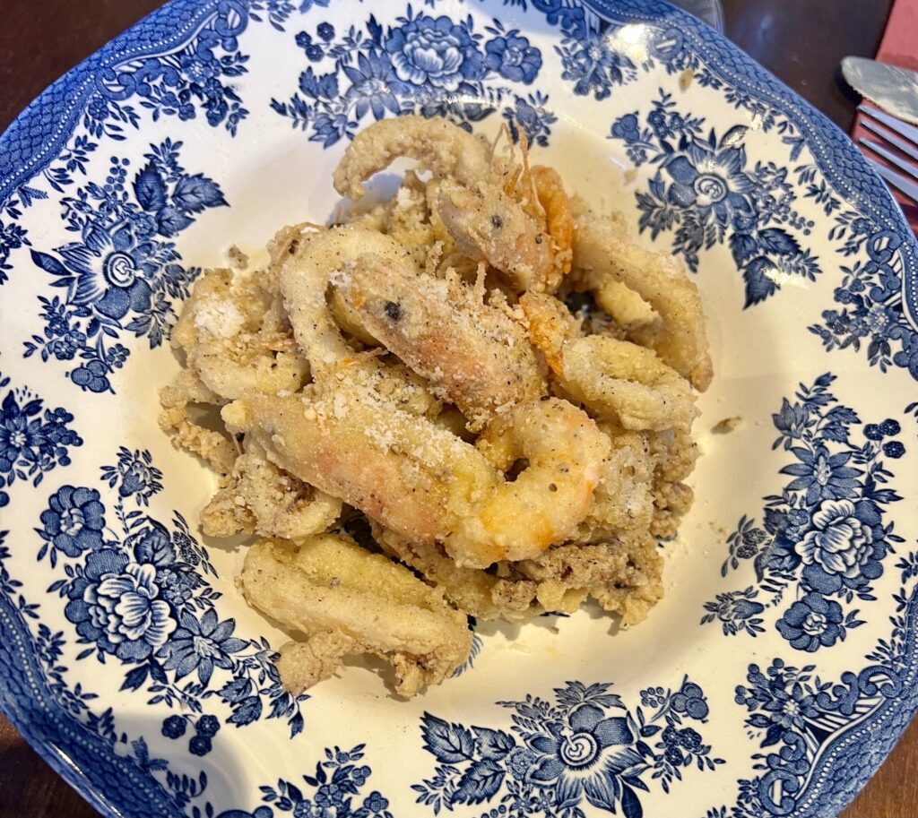 Silvano Restaurant Milan Fritto Misto Cacio e Pepe